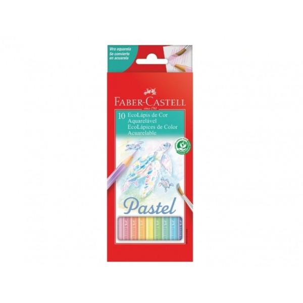 Lapis Cor Faber Aquarelavel 10 lap Pastel