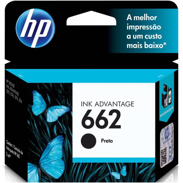 CARTUCHO HP 662 PRETO