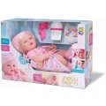 BONECA NEW BORN PREMIUM MENINA CABELO DIVER TOYS 8153